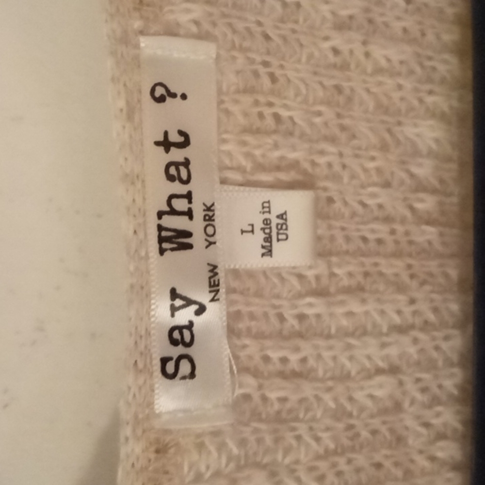 Imported Cold Shoulder Sweater - Picture 4 of 6